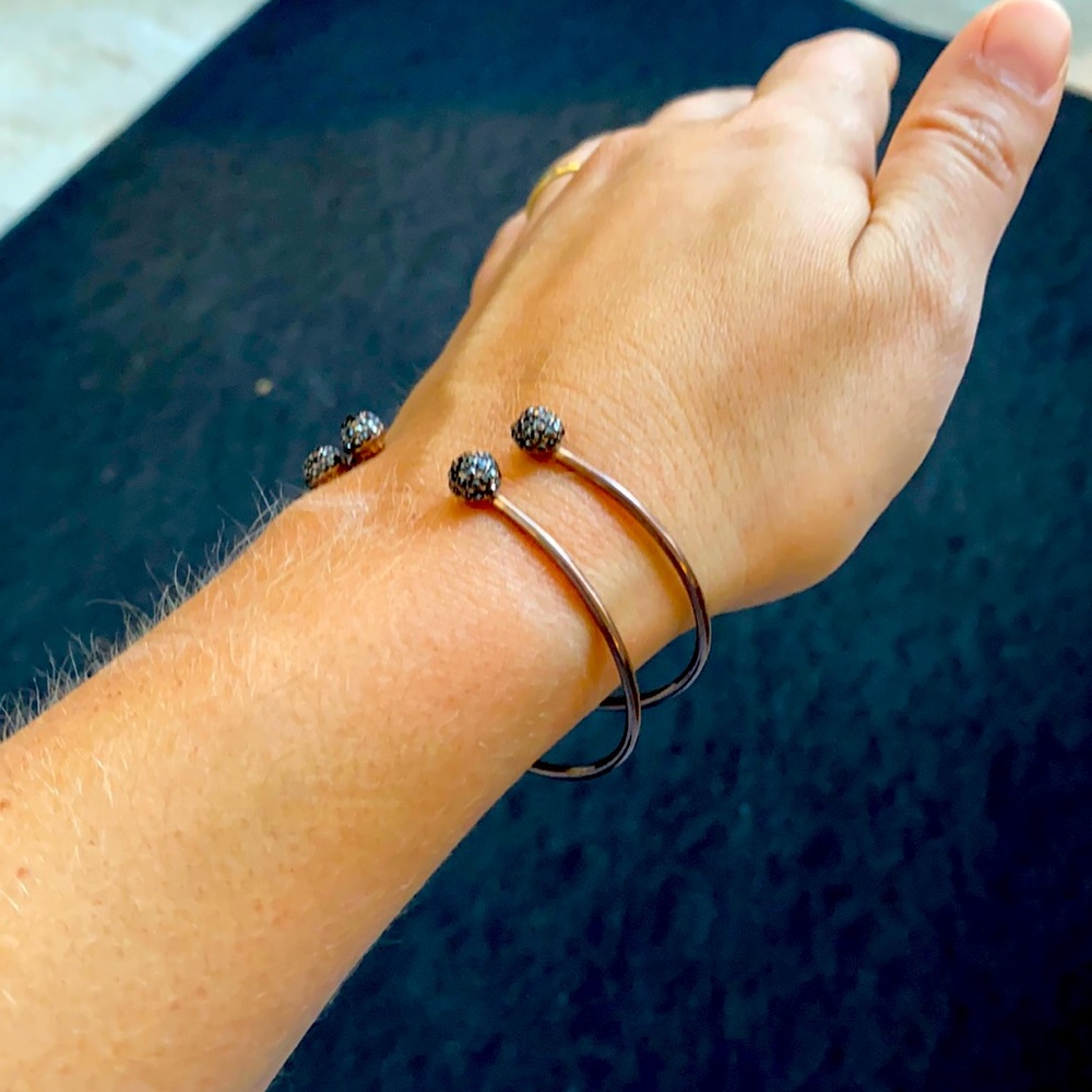 Rose gold Henry bendell bangles